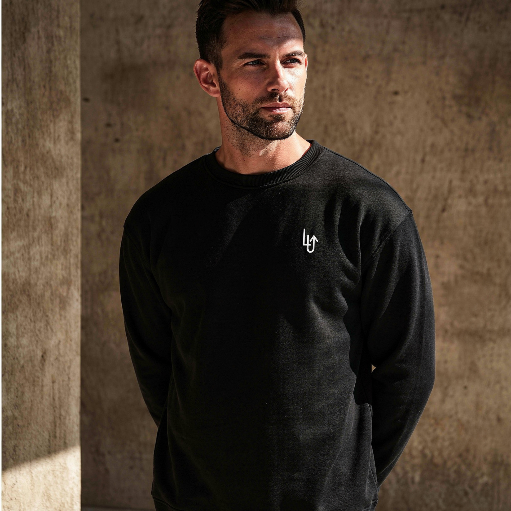 VITAL SWEATER MEN - BLACK