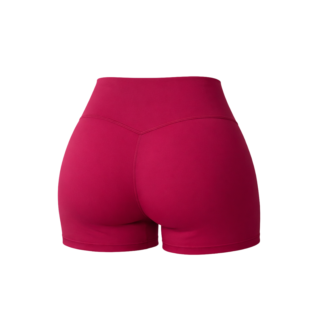 SMOOTH SHORT WOMAN - BURGUNDY