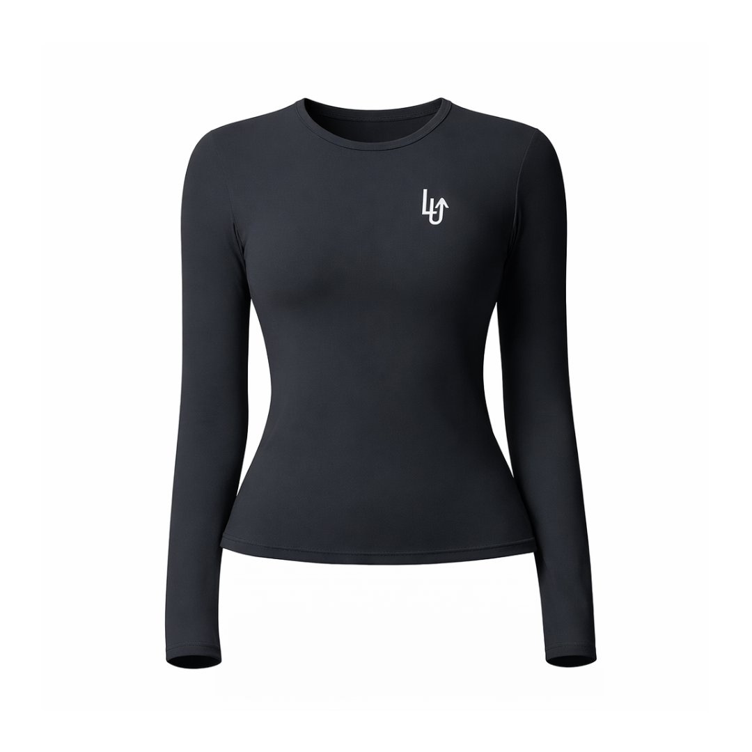 FALL/WINTER LONG SLEEVE SHIRT WOMAN - BLACK