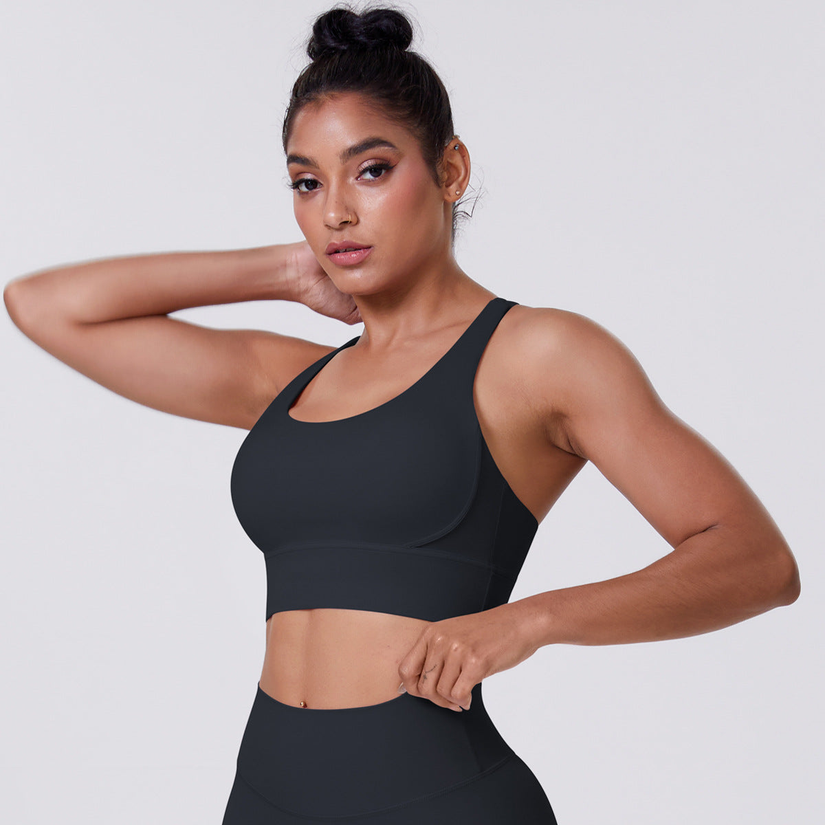 COREMOTION CRISSCROSS BH WOMAN - BLACK