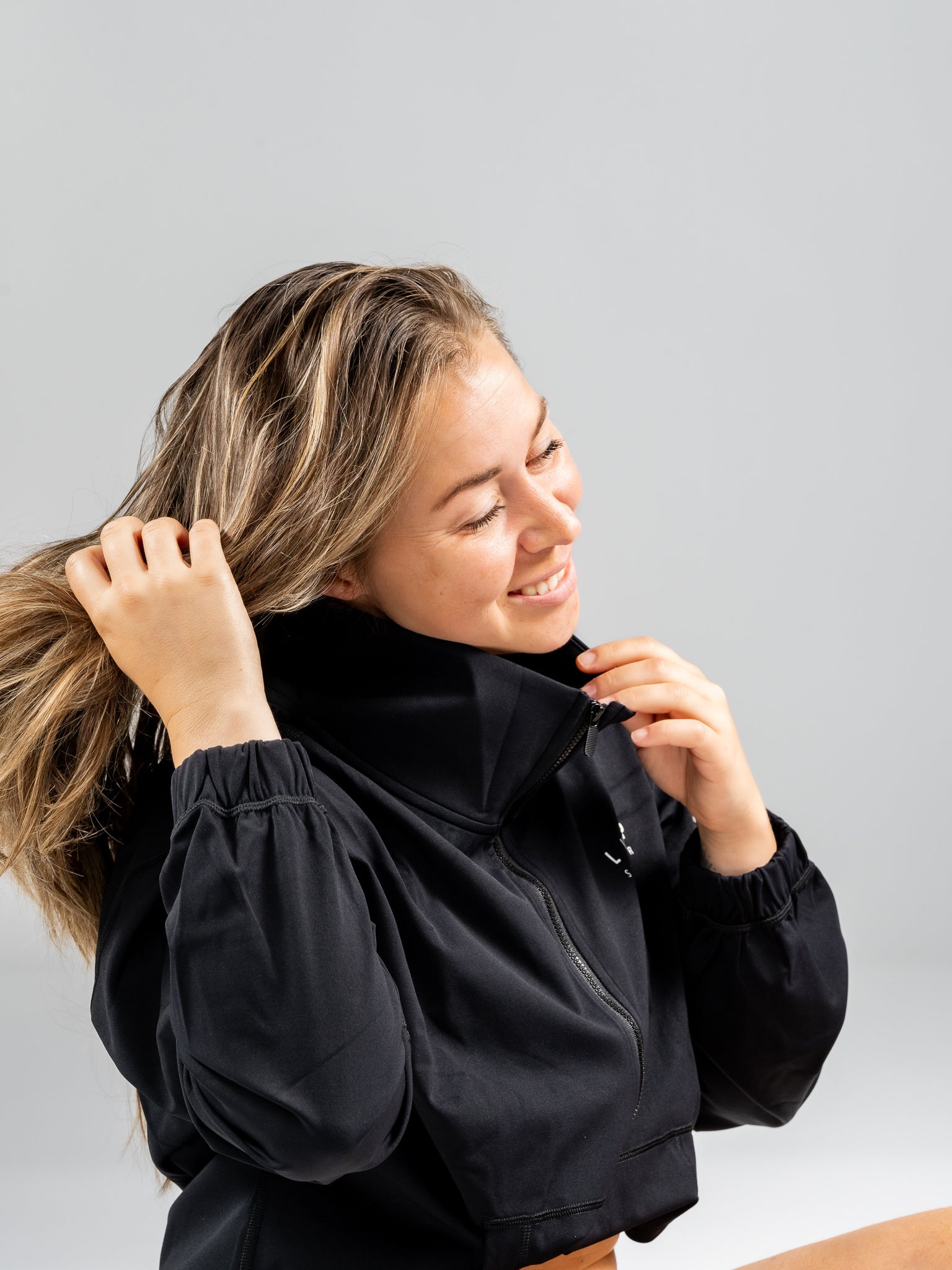 Vital 1/4 jacket - Zwart