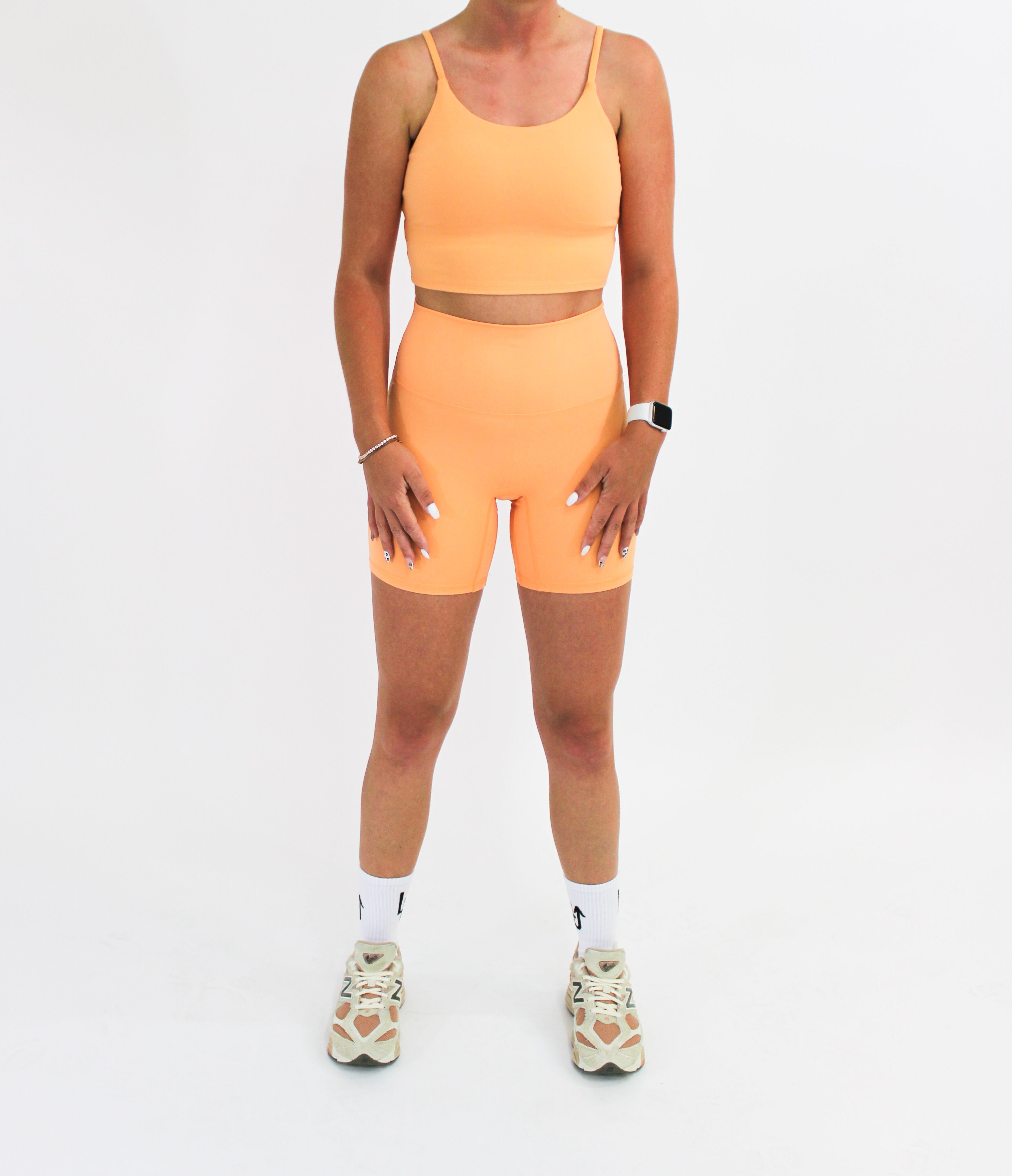 PERFORMANCE CROP TOP WOMAN - ORANGE