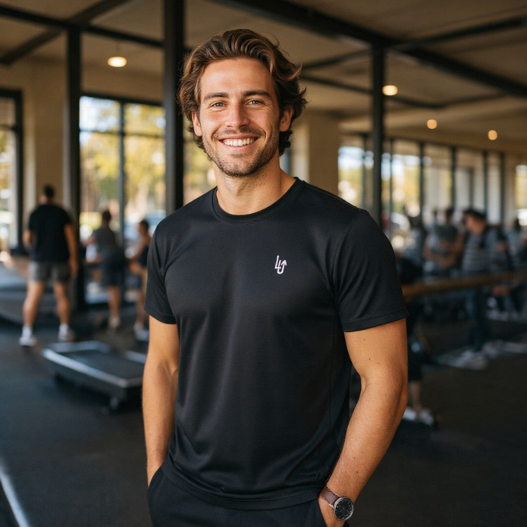 PERFORMANCE TRAINING SHIRT MEN - BLACK