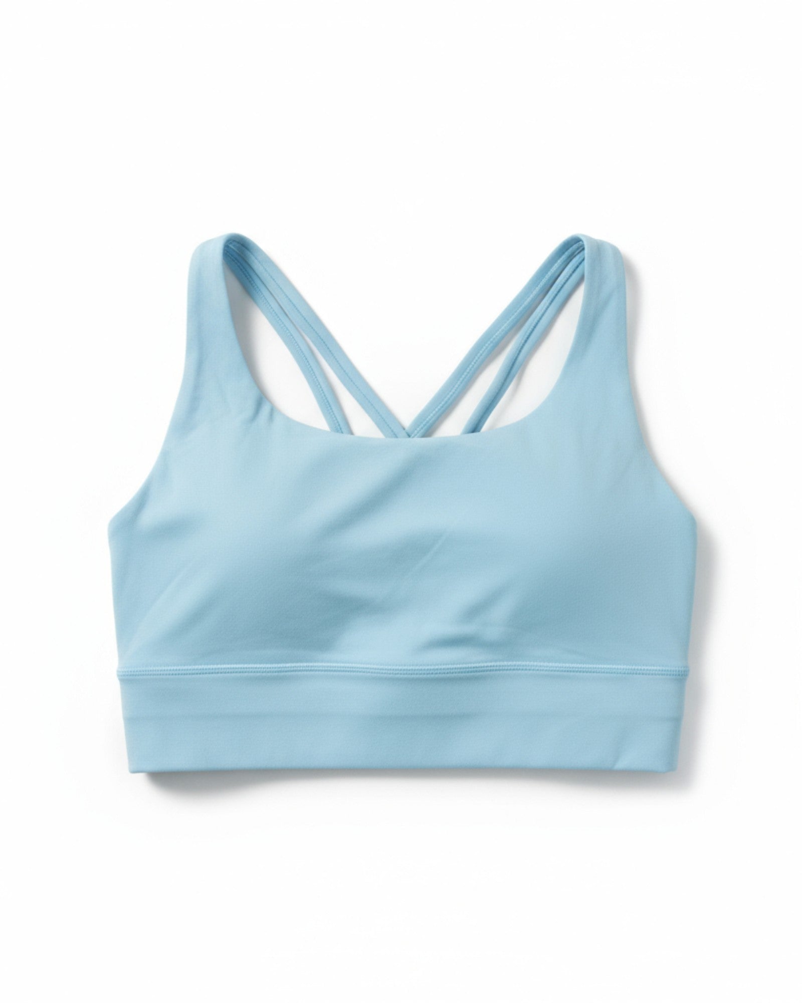 PERFORMANCE CRISSCROSS BRA WOMAN - LIGHT BLUE