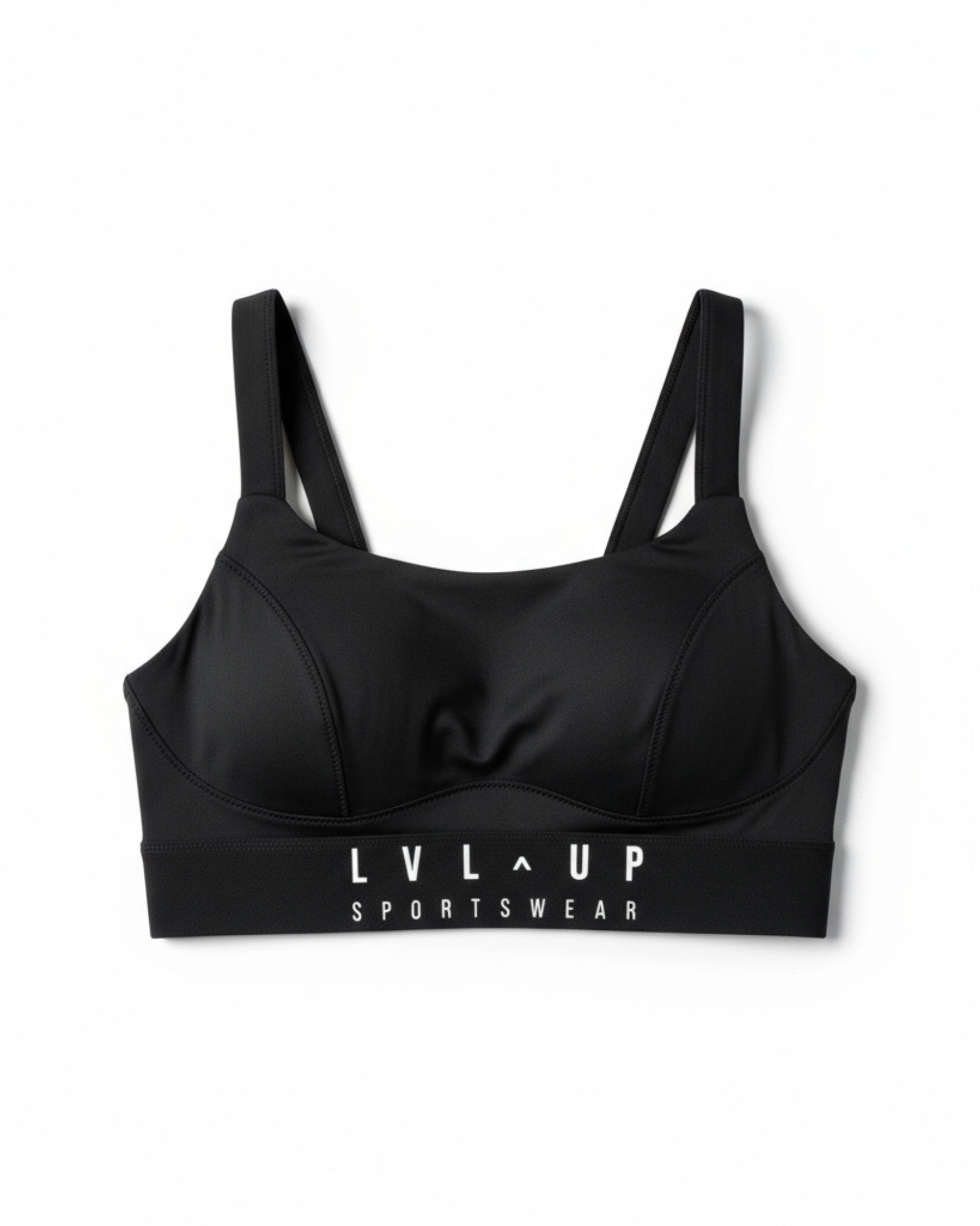 Cross back Bra - Black