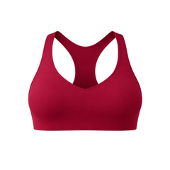 SMOOTH RACERBACK BH WOMAN - BURGUNDY