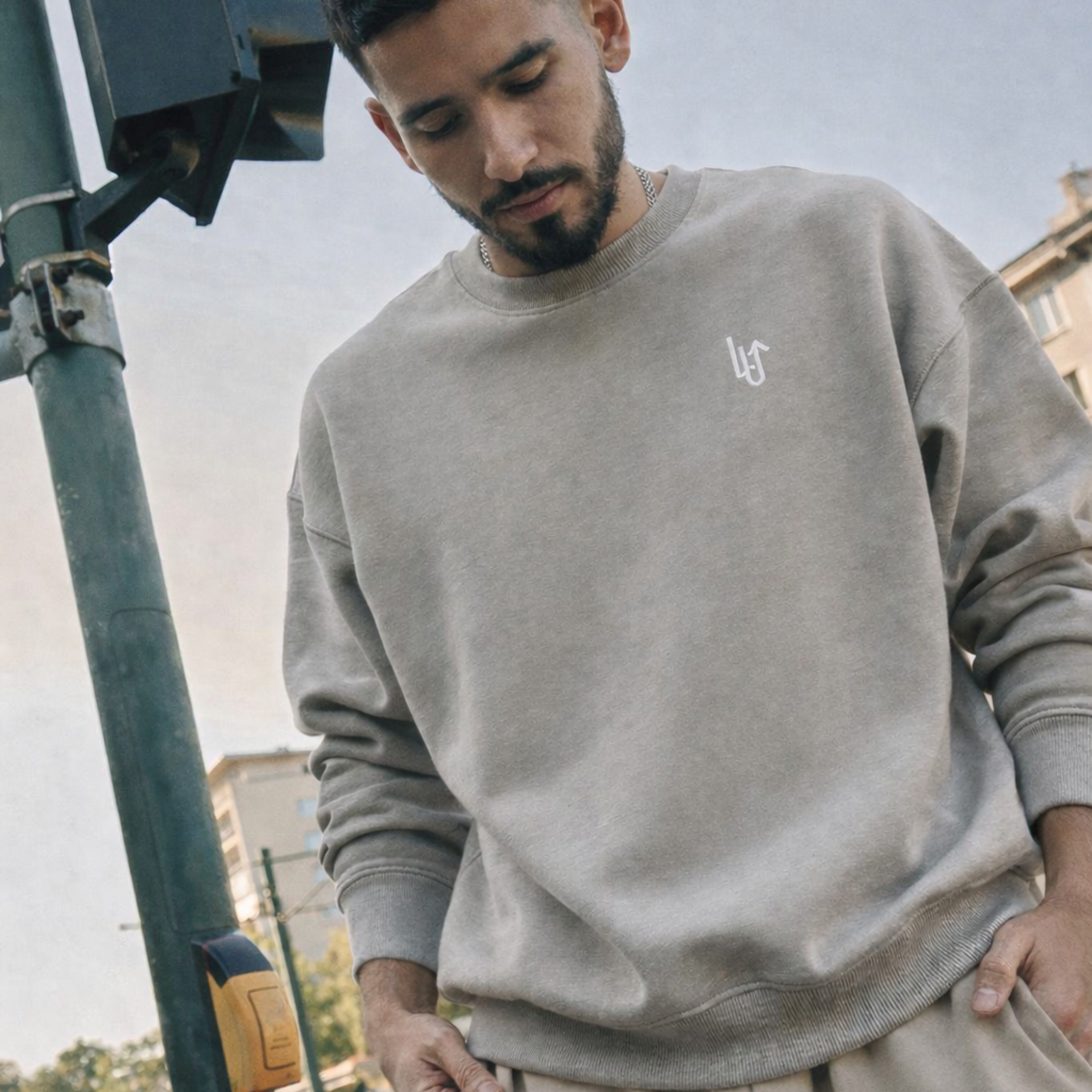 VITAL SWEATER MEN - GRAY