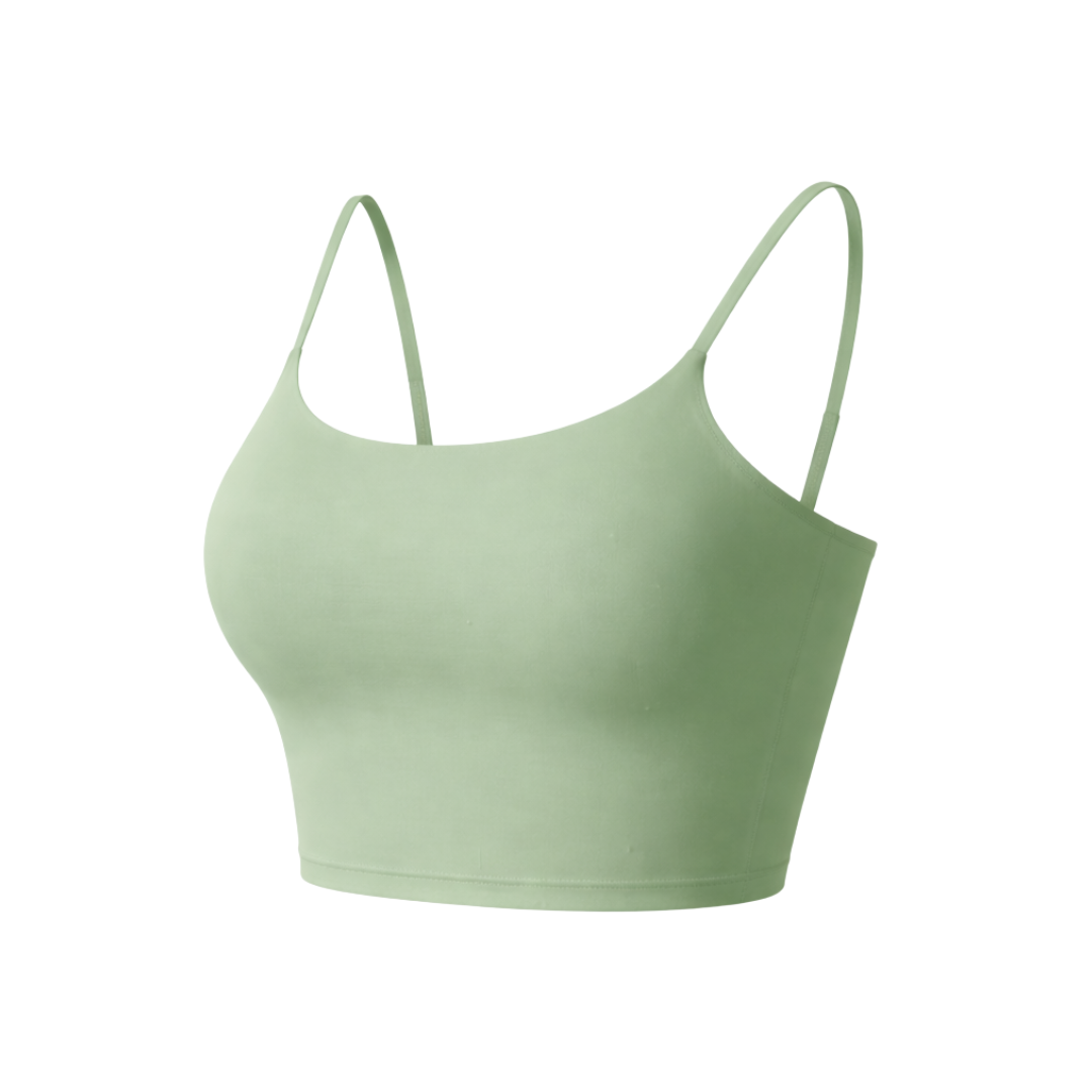 COREMOTION CROPTOP WOMAN - SAGE GREEN