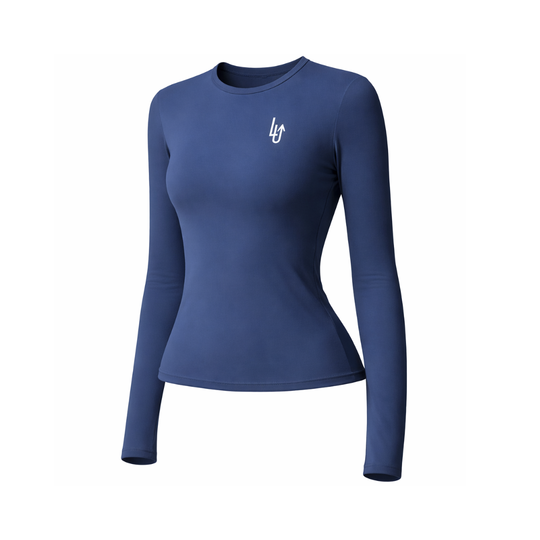 FALL/WINTER LONG SLEEVE SHIRT WOMAN - NAVY