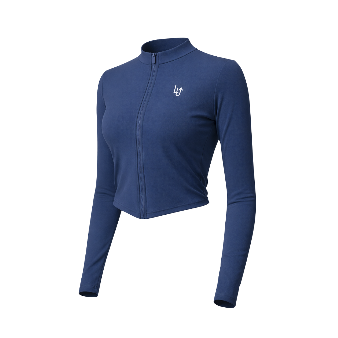 FALL/WINTER TRAINING ZIP WOMAN - NAVY
