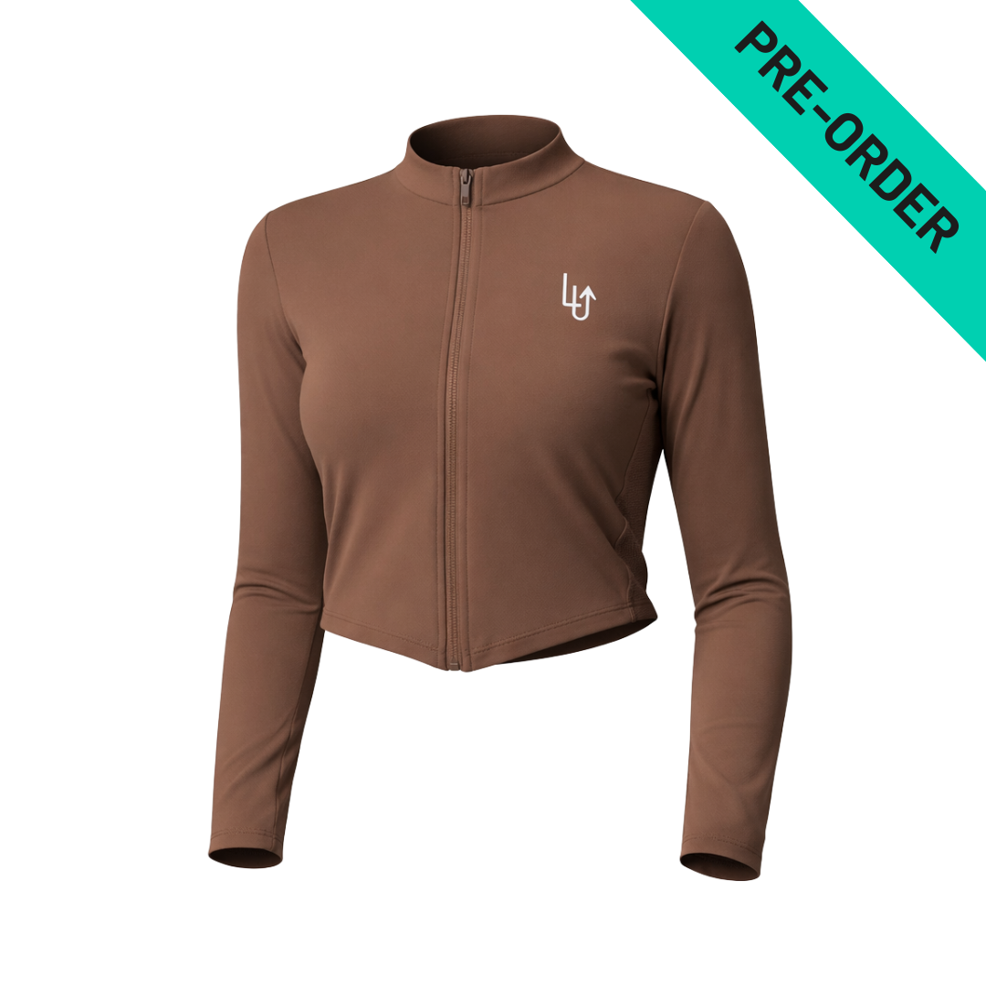 FALL/WINTER TRAINING ZIP WOMAN - BROWN