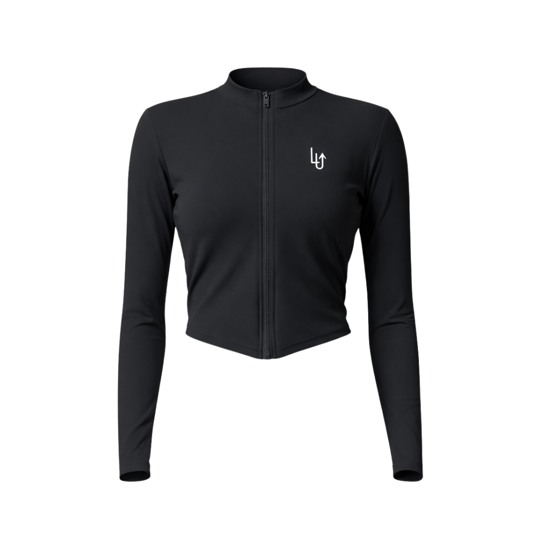 COREMOTION TRAINING ZIP WOMAN - BLACK