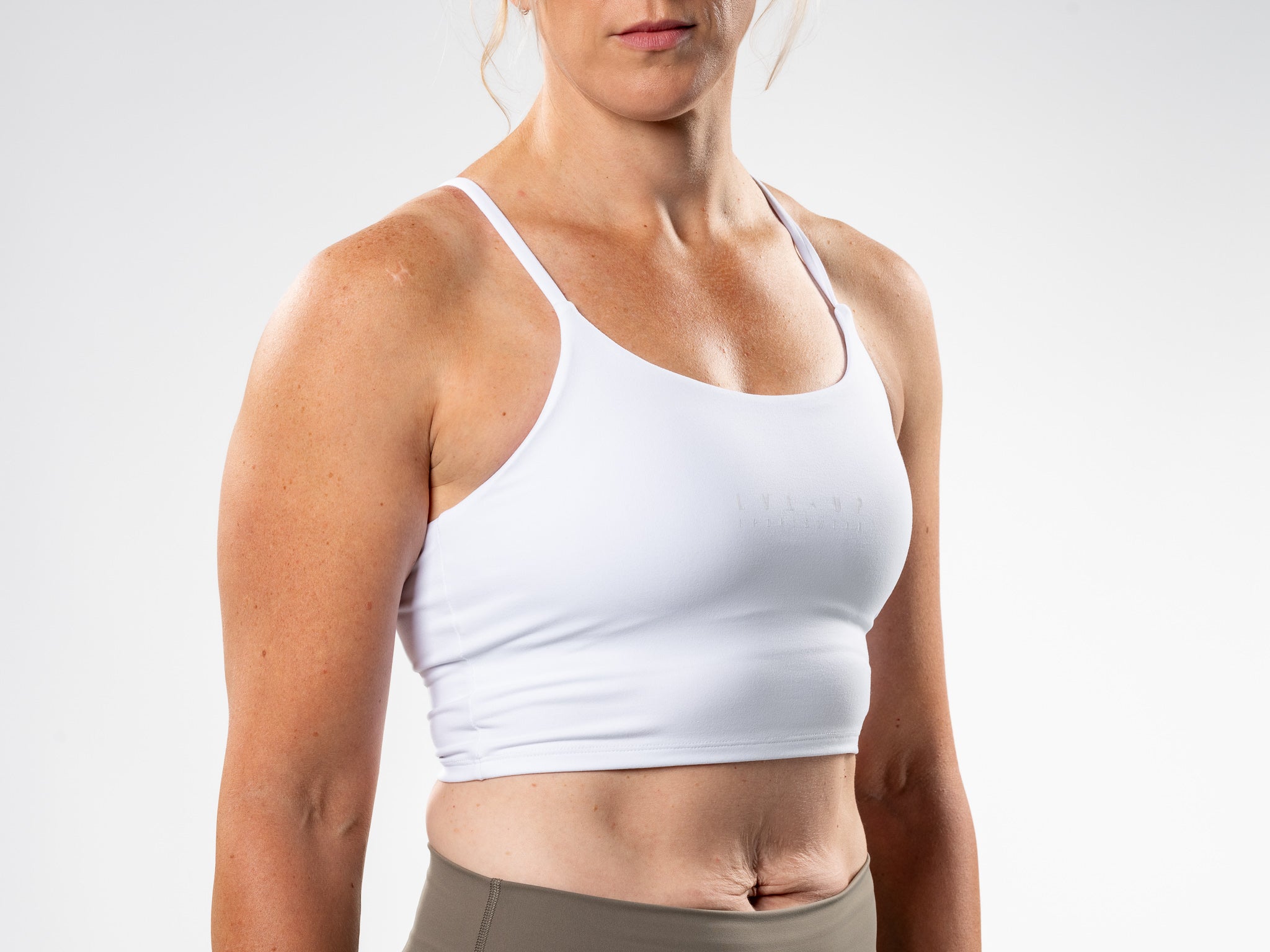 VITAL CROP TOP WOMAN - WHITE