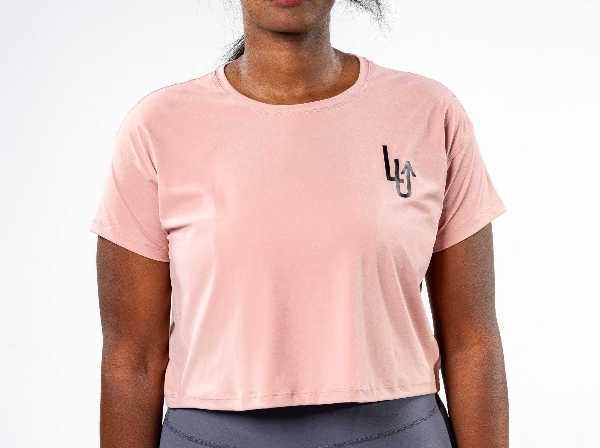 Cropped short sleeve - Pink