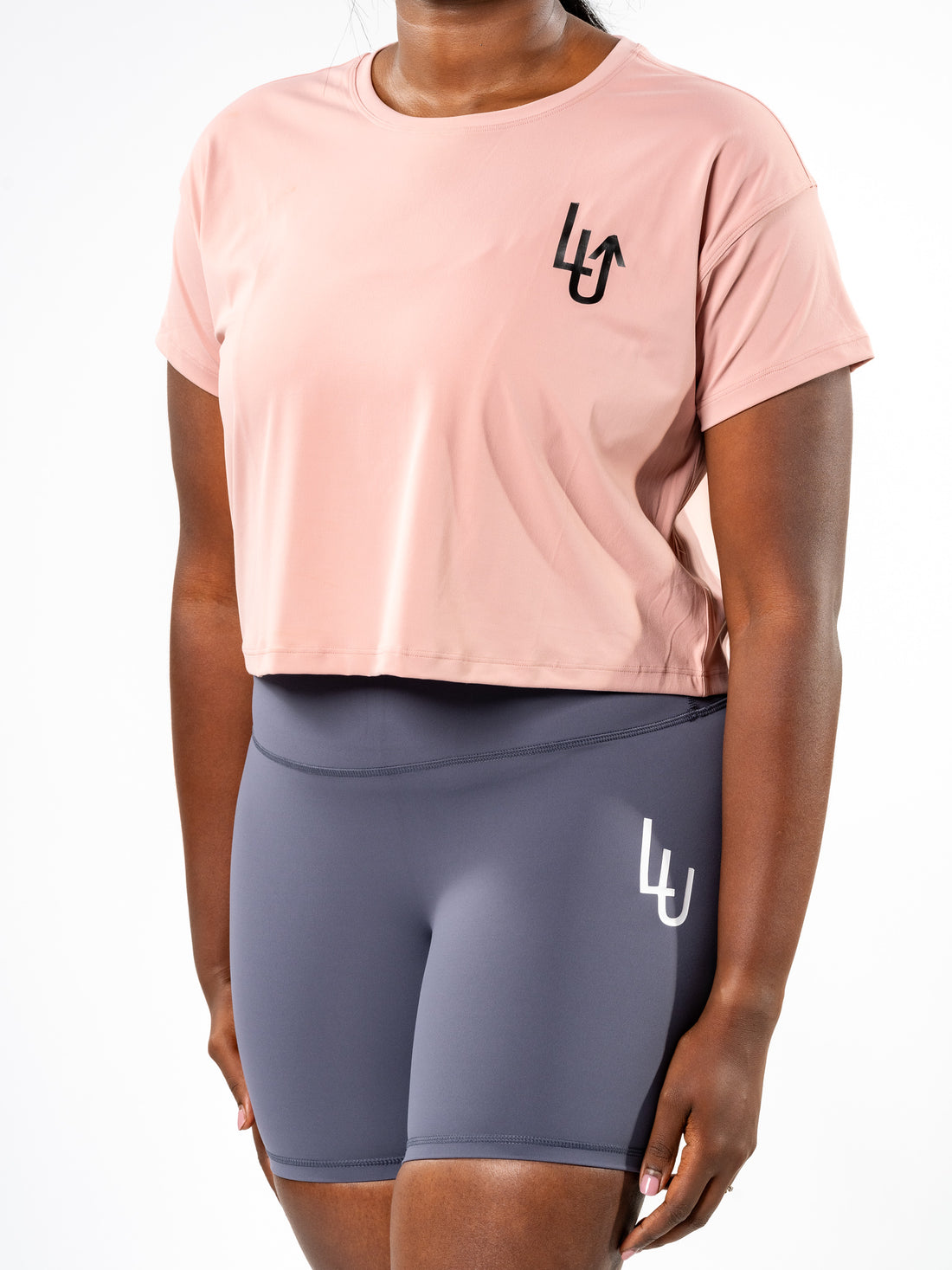 Cropped short sleeve - Pink