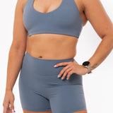 Hybrid Short- Grey Blue