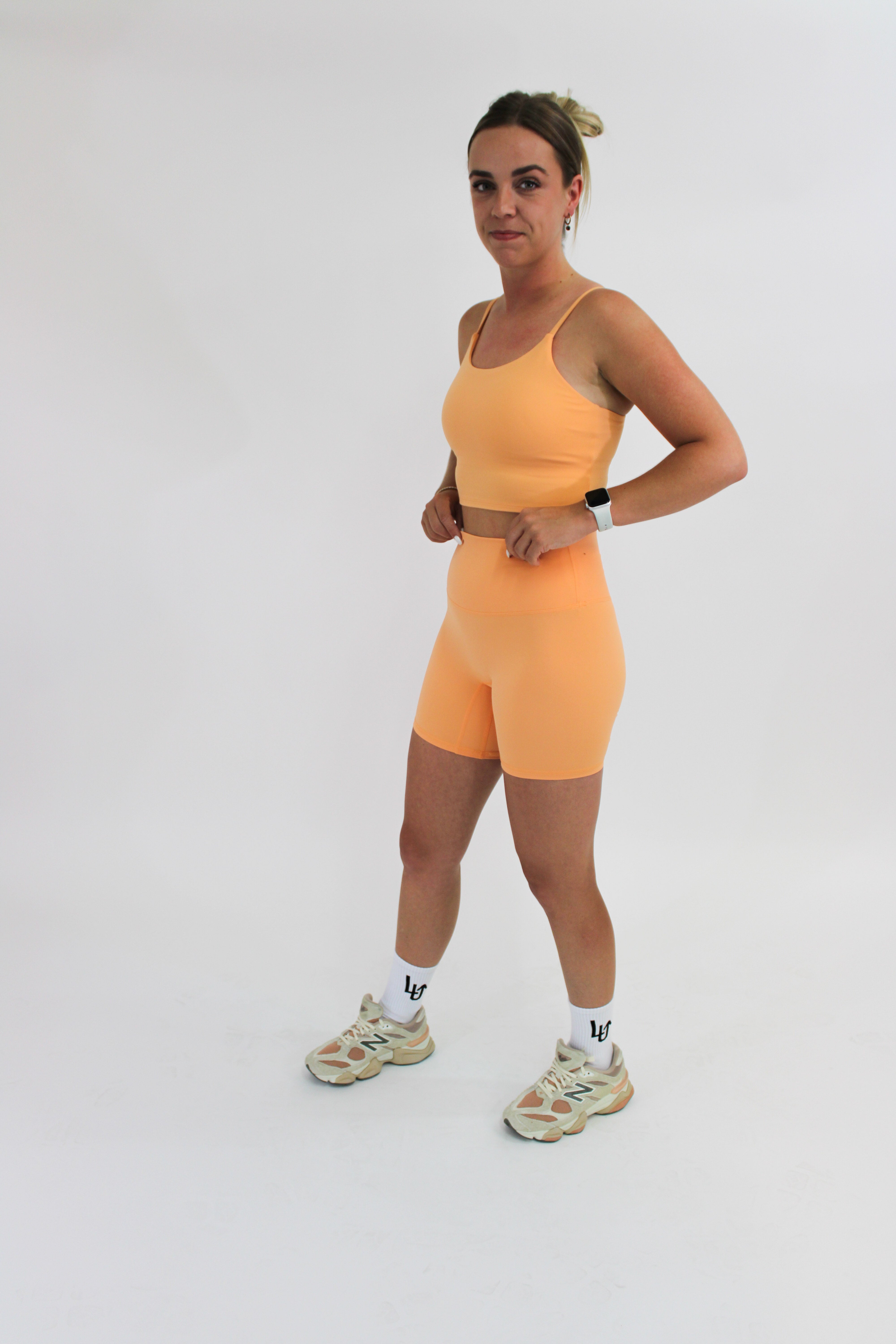 Vital crop top - Oranje
