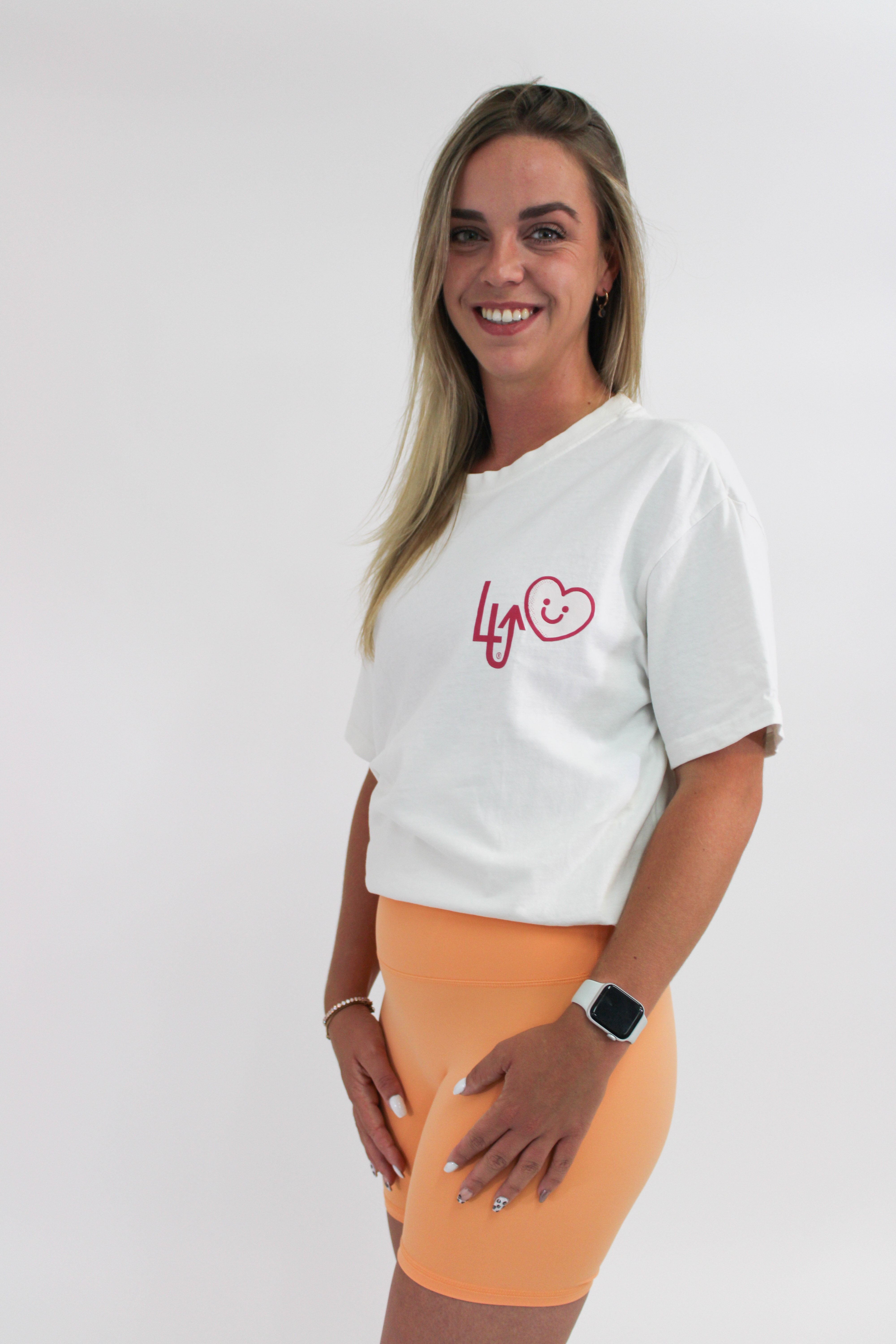 Oversized t-shirt - Step up & Shine