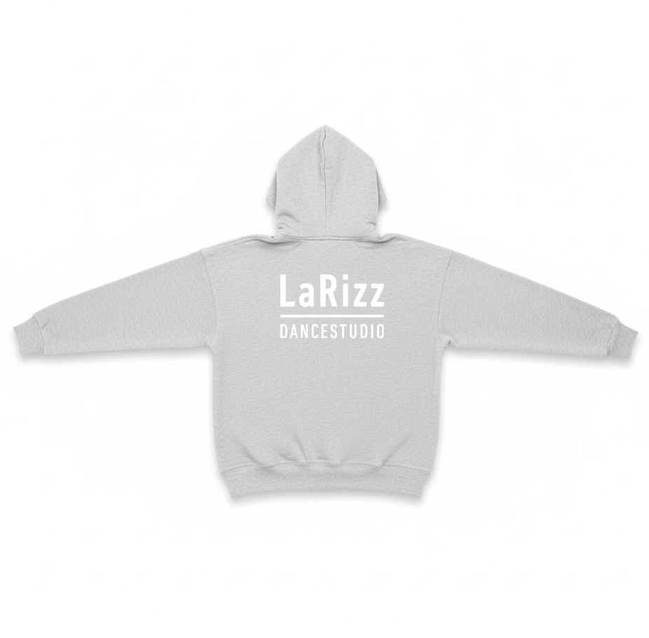 Larizz Dance Studio x LVL-UP SPORTSWEAR - HOODIE VROUWEN GREY