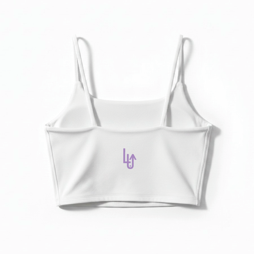 Larizz Dance Studio x LVL-UP SPORTSWEAR - CROP TOP WHITE