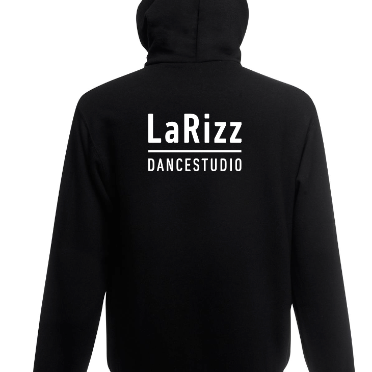 Larizz Dance Studio x LVL-UP SPORTSWEAR - HOODIE KIDS BLACK