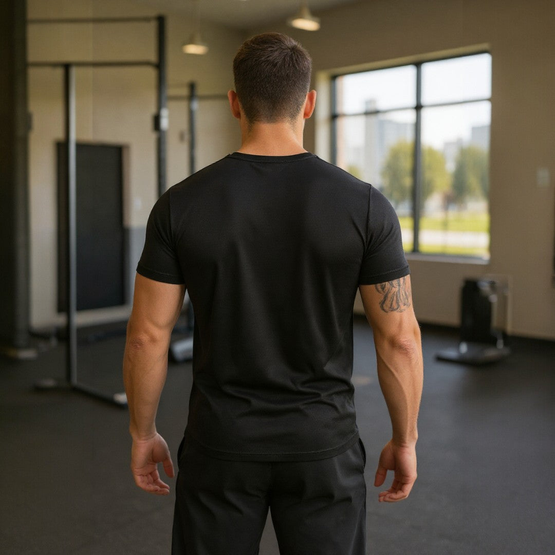 PERFORMANCE TRAINING SHIRT MEN - BLACK
