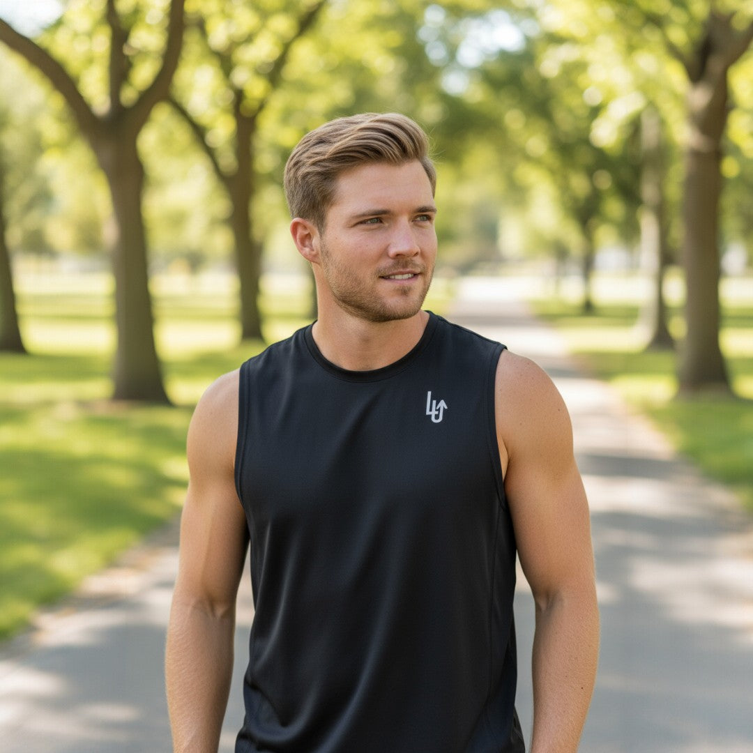 PERFORMANCE TRAINING TANKTOP MEN - BLACK