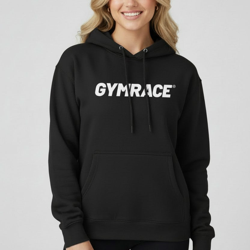 GYMRACE X LVLUP HOODIE BLACK
