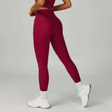 SMOOTH LEGGING WOMAN - BURGUNDY