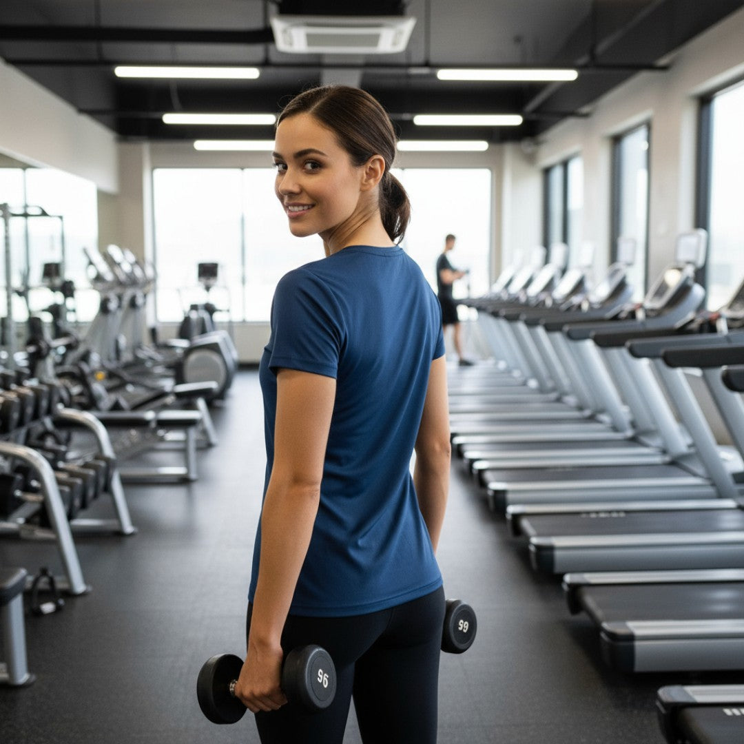 PERFORMANCE TRAINING SHIRT WOMAN - NAVY