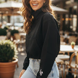 PERFORMANCE 1/4 JACKET WOMAN - BLACK